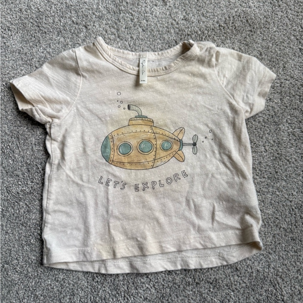 Rylee and Cru Let's Explore Submarine Tshirt
3-6 months
